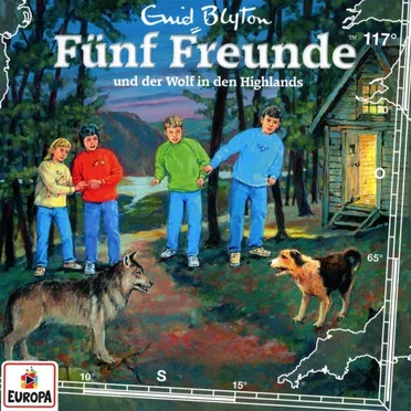 Fünf Freunde, Episode 117: und der Wolf in den Highlands by Enid Blyton - album cover
