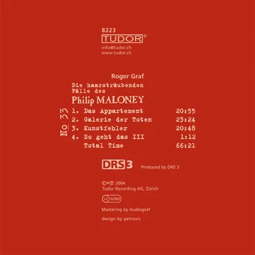 Die haarsträubenden Fälle des Philip Maloney, N° 33 by Roger Graf - album cover