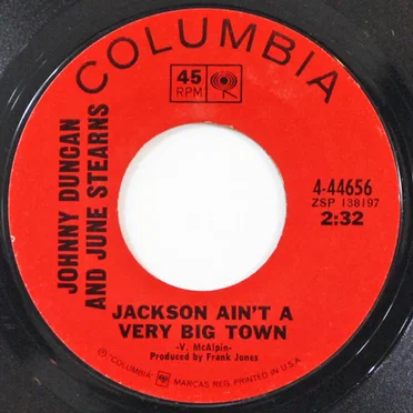 Jackson Ain’t a Very Big Town