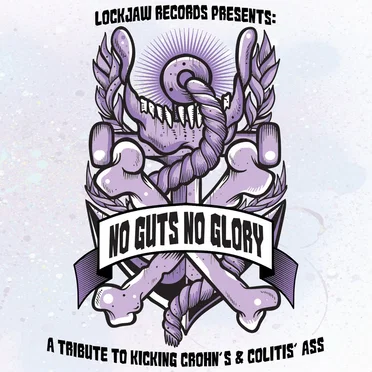 No Guts No Glory: A Tribute to Kicking Crohn's & Colitis' Ass by Various Artists - album cover