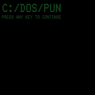 Press Any Key