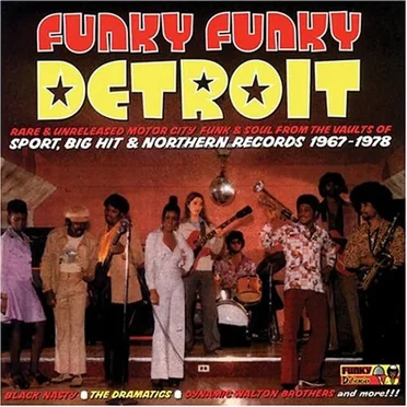 Funky Funky Detroit by Various Artists - album cover