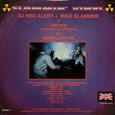 The Ride / Music's Got Me by DJ Red Alert + Mike Slammer - album cover