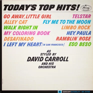 Today's Top Hits by David Carroll and His Orchestra - album cover