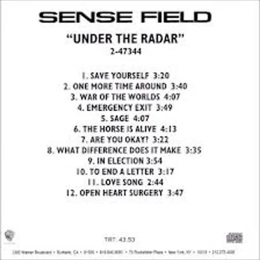 Under the Radar by Sense Field - album cover