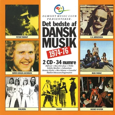 Det bedste af dansk musik 1974-76 by Various Artists - album cover