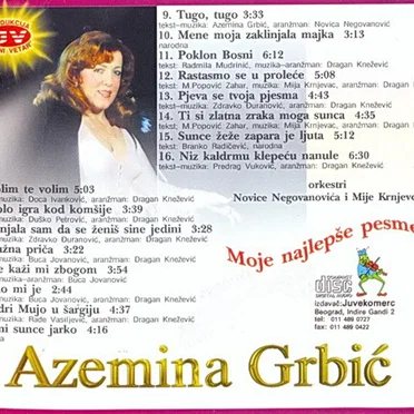 Moje najlepše pesme by Azemina Grbić - album cover