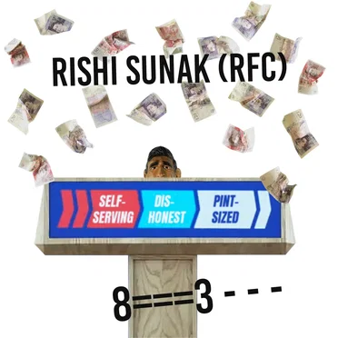 Rishi Sunak (RFC) by Kunt and the Gang - album cover