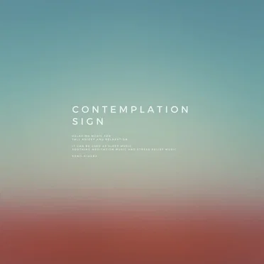 Contemplation Sign