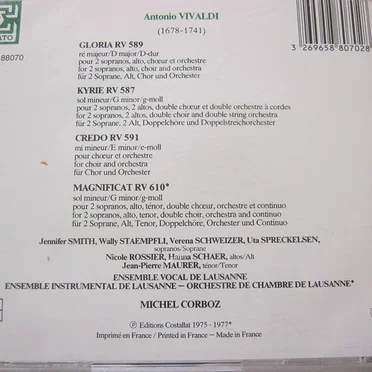 Gloria / Magnificat / Kyrie / Credo