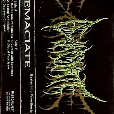 Beaten Into Paresthesia by Emaciate - album cover