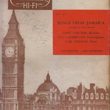 Songs From Jamaica by Edric Connor and The Carribeans - album cover
