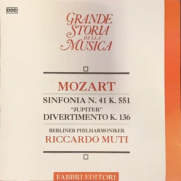 Symphony no. 41 "Jupiter" / Divertimento KV136