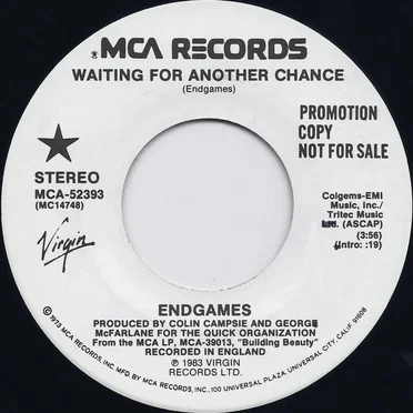 Waiting for Another Chance by Endgames - album cover