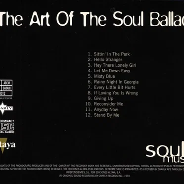 The Art of the Soul Ballad by Various Artists - album cover