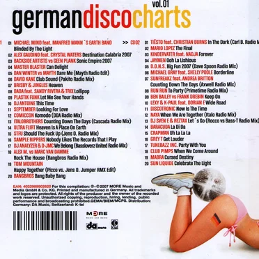 German Disco Charts Vol. 1 by Various Artists - album cover
