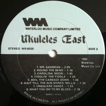 Ukuleles East by “A” Ukuleles of Halifax - album cover