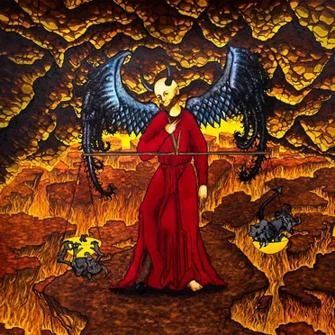 Den ildrøde konge by Ligfaerd - album cover