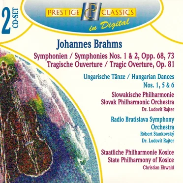 Symphony Nos. 1 & 2, opp. 68, 73 / Tragic Overture, op. 81 / Hungarian Dances nos. 1, 5 & 6