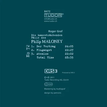 Die haarsträubenden Fälle des Philip Maloney, N° 72 by Roger Graf - album cover