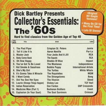 Dick Bartley Presents Collector’s Essentials: The ‘60s by Various Artists - album cover