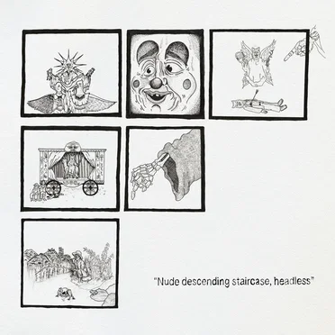 Nude descending staircase headless by teen suicide - album cover