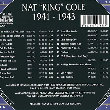 The Chronological Classics: Nat “King” Cole 1941–1943