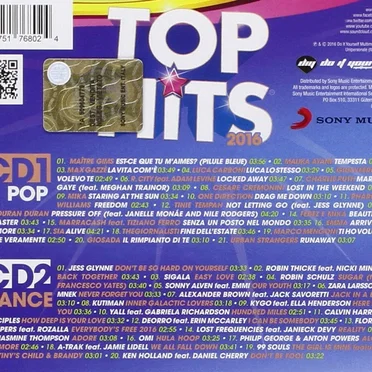 Top Hits 2016 by Various Artists - album cover