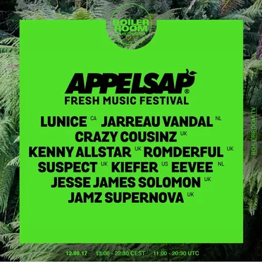 Boiler Room: Lunice at Appelsap, Amsterdam, Nov 21, 2017