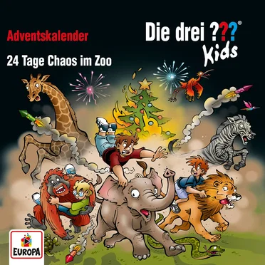 Die drei ??? Kids: 24 Tage Chaos im Zoo by Die drei ??? Kids - album cover