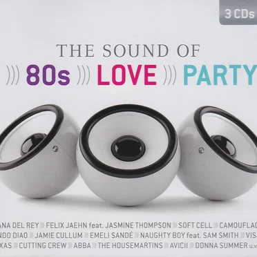 The Sound of 80s Love Party by Various Artists - album cover