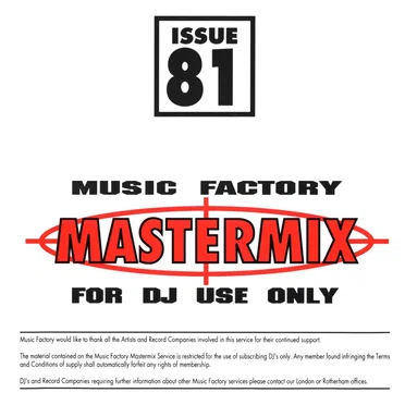 Music Factory Mastermix - Issue 81 by Various Artists - album cover