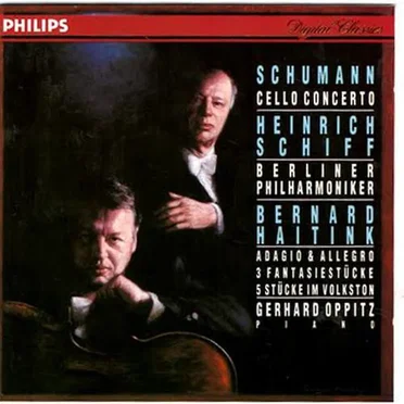 Cello Concerto Op 129; Adagio & allegro op 70; Fantaisie Op 73, etc. - H Schiff (Cello), Berliner Philharmoniker