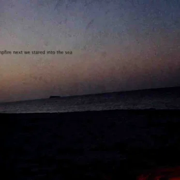 We Watched the Campfire Next We Stared Into the Sea
