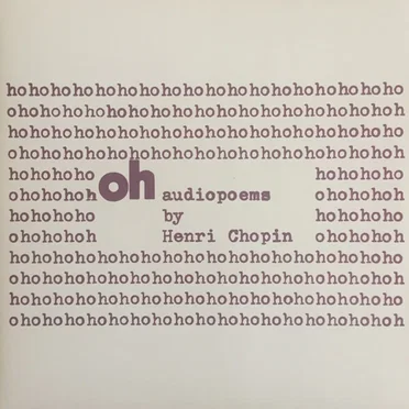OH Audiopoems By Henri Chopin