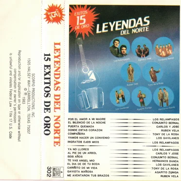 Leyendas del norte: 15 exitos de oro by Various Artists - album cover