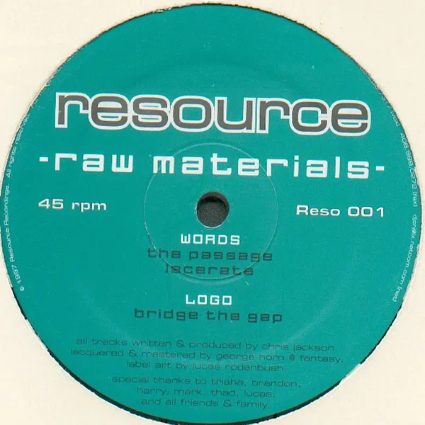 Raw Materials, Volume 1