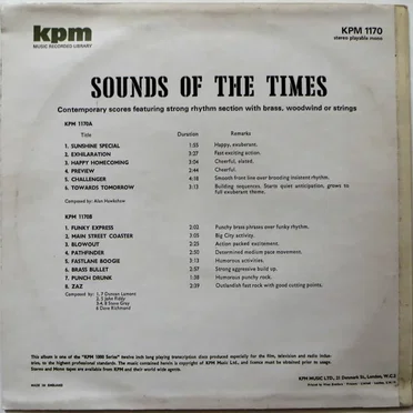 Sounds of the Times by Various Artists - album cover