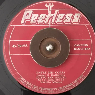 Entre mis copas by Dueto San Miguel - album cover