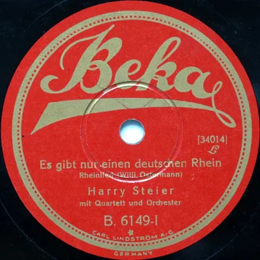 Es gibt nur einen deutschen Rhein / In der Pfalz by Harry Steier - album cover