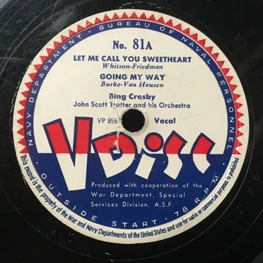 Let Me Call You Sweetheart / Going My Way / Too‐Ra‐Loo‐Ra‐Loo‐Ral That’s an Irish Lullaby / Swingin’ on a Star