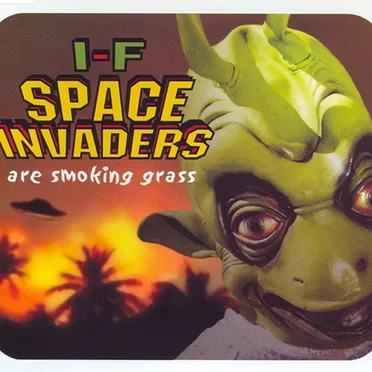 Space Invaders Are Smoking Grass