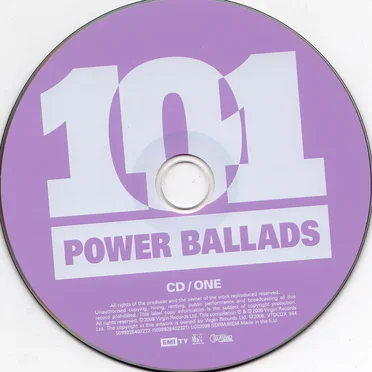 101 Power Ballads by Various Artists - album cover