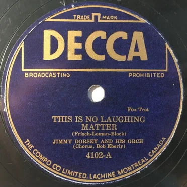 This Is No Laughing Matter / I Said No