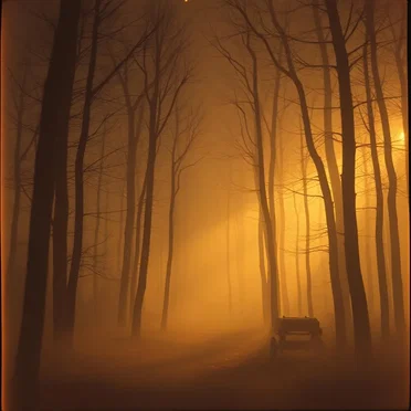 Nachts im Nebel