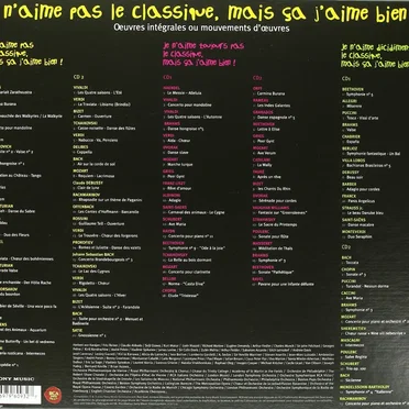 Je n’aime pas le classique, mais ça j’aime bien ! by Various Artists - album cover