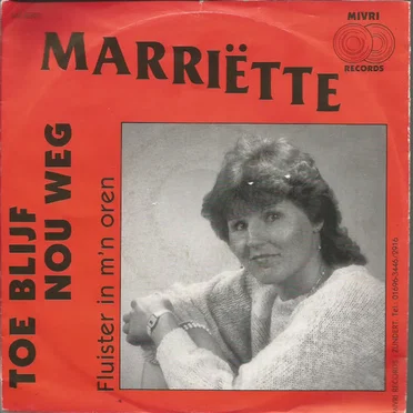 Toe blijf nou weg by Mariëtte - album cover