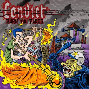 Burn the Flags by Convict - album cover
