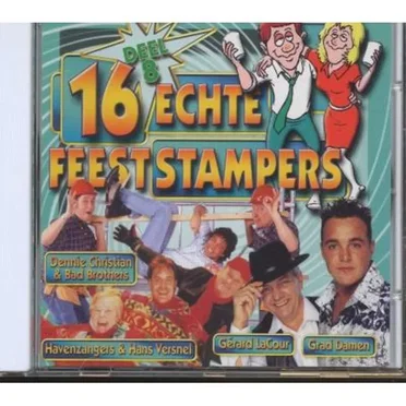 16 echte feeststampers 8 by Various Artists - album cover