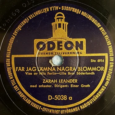 Får jag lämna några blommor / Mi‐Luti‐Lo